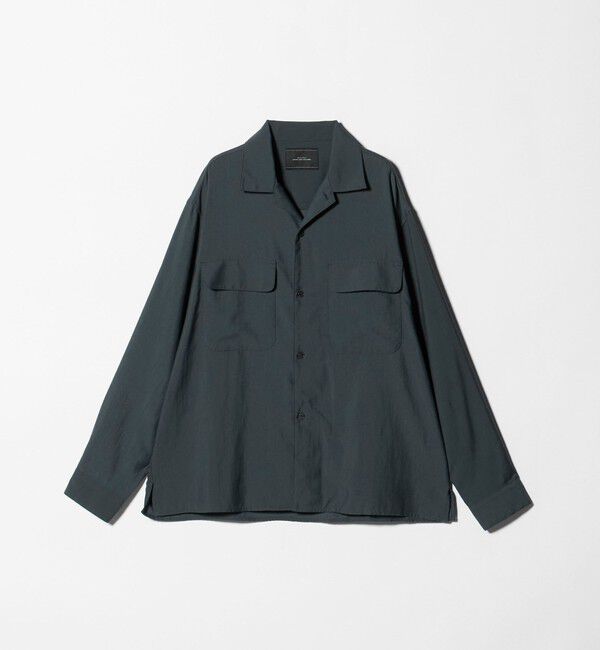 UNITED ARROWS green label relaxing「ナイロン ツイル オープンカラー シャツ ブルゾン -撥水-」|シャツ・ブラウス|