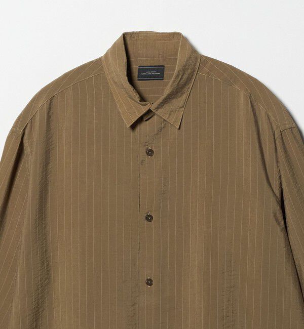 UNITED ARROWS green label relaxing「フィブリル ストライプ柄 長袖 ボックス シャツ」|シャツ・ブラウス|