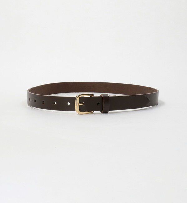 BEAUTY&YOUTH UNITED ARROWS「シンプル レザー ベルト」|ベルト|DK.BROWN
