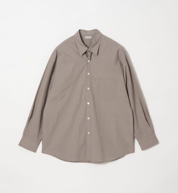 STEVEN ALAN「＜Steven Alan＞ スモーキー チェック リバースシーム シャツ LOOSE」|シャツ・ブラウス|