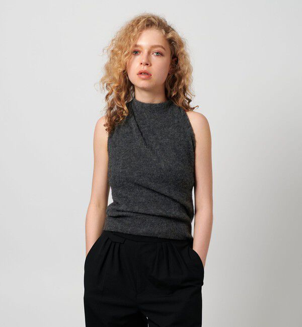 ATTISESSION「＜ATTISESSION＞ツイスト ショルダー ニットトップス」|ニット・セーター|