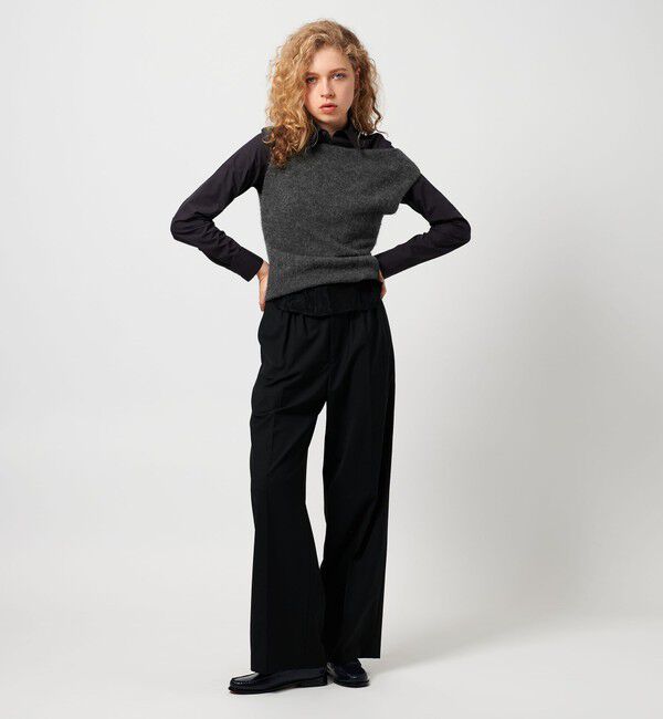 ATTISESSION「＜ATTISESSION＞ツイスト ショルダー ニットトップス」|ニット・セーター|