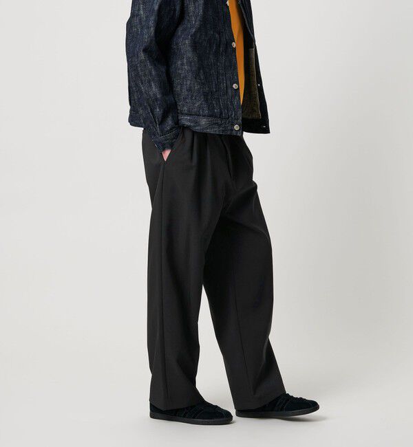 BEAUTY&YOUTH UNITED ARROWS「エアロ ツイル 2プリーツ スラックス NO.9」|チノ|