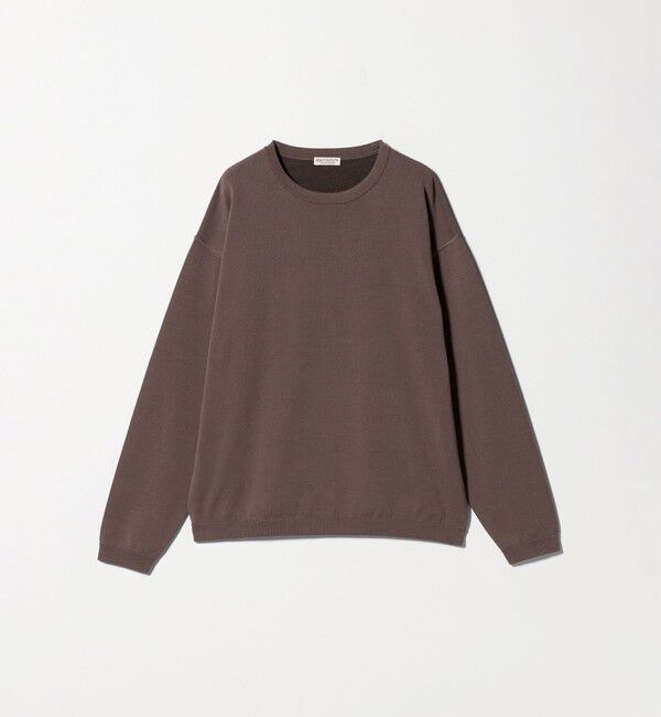 BEAUTY&YOUTH UNITED ARROWS「プレーティング フェード クルーネック ニット 抗菌・防臭機能付き」|ニット・セーター|