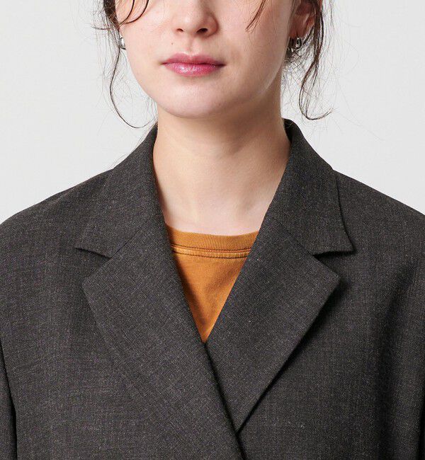 BEAUTY&YOUTH UNITED ARROWS「【WEB限定 Wardrobe DAILY MINIMAL】ウールライク メランジダブルジャケット ウォッシャブル」|テーラードジャケット|