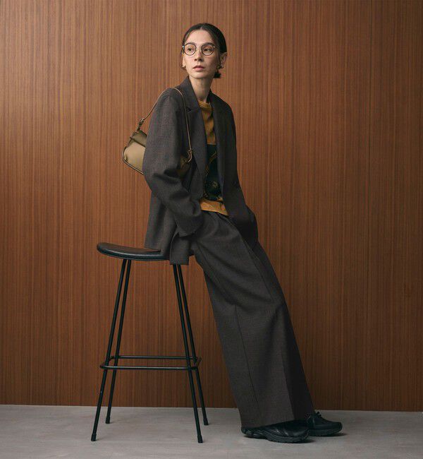 BEAUTY&YOUTH UNITED ARROWS「【WEB限定 Wardrobe DAILY MINIMAL】ウールライク メランジダブルジャケット ウォッシャブル」|テーラードジャケット|