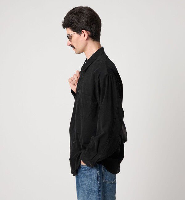 STEVEN ALAN「＜Steven Alan＞ マイクロ コーデュロイ オープンカラー オーバー シャツ」|シャツ・ブラウス|