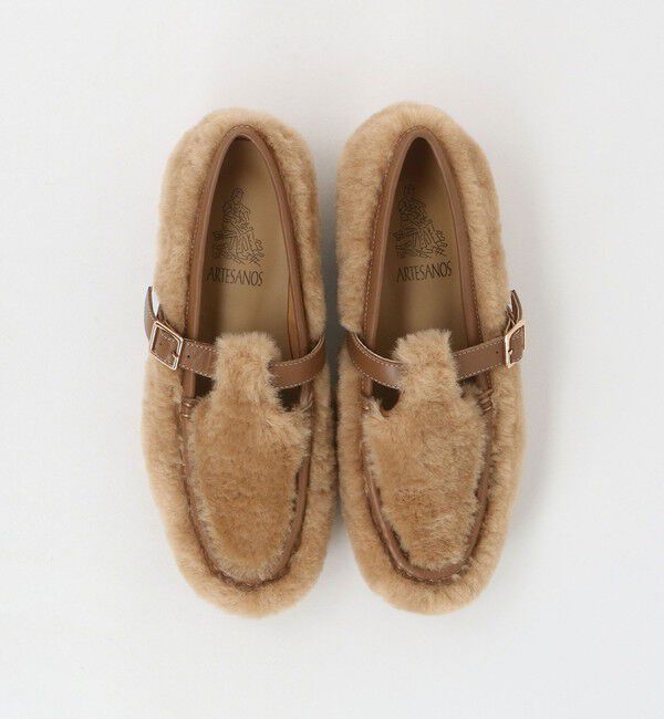 BEAUTY&YOUTH UNITED ARROWS「＜ARTESANOS＞ファーライク ベルト ローファー」|ローファー|