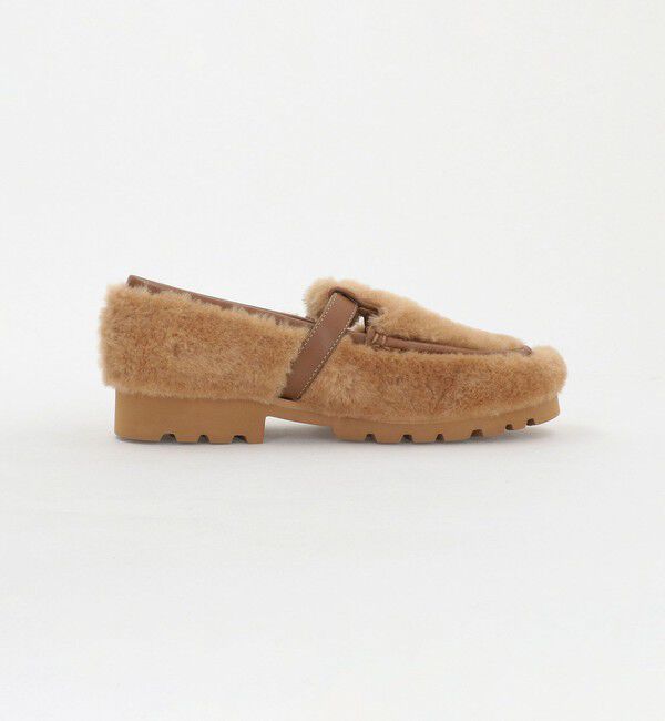 BEAUTY&YOUTH UNITED ARROWS「＜ARTESANOS＞ファーライク ベルト ローファー」|ローファー|