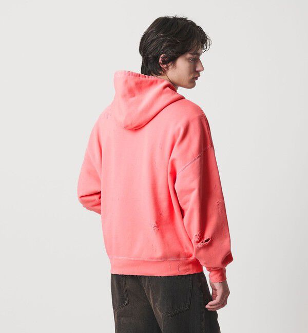 MONKEY TIME「フレンチテリー ディストレスト フルジップ フーディー」|カーディガン|