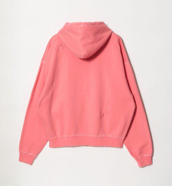 MONKEY TIME「フレンチテリー ディストレスト フルジップ フーディー」|カーディガン|