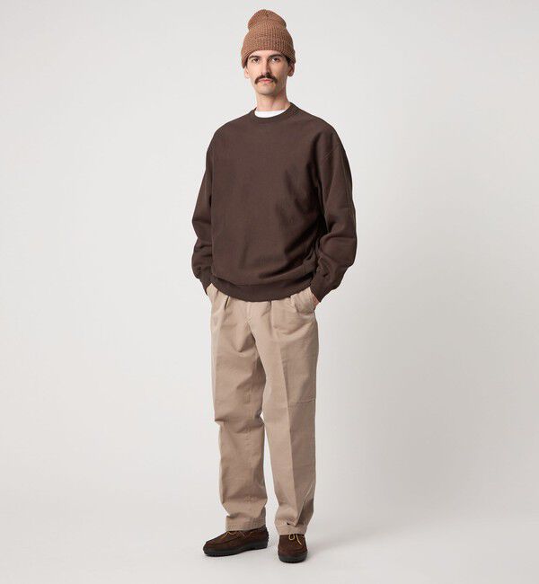 STEVEN ALAN「＜Steven Alan＞ キモウ ウラケ セットイン クルーネック スウェット」|スウェット・ジャージ|