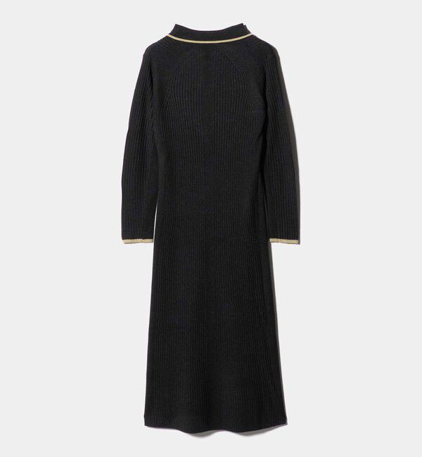 BEAUTY&YOUTH UNITED ARROWS「ウールポリエステルブレンド メランジ リブニットワンピース」|ワンピース|