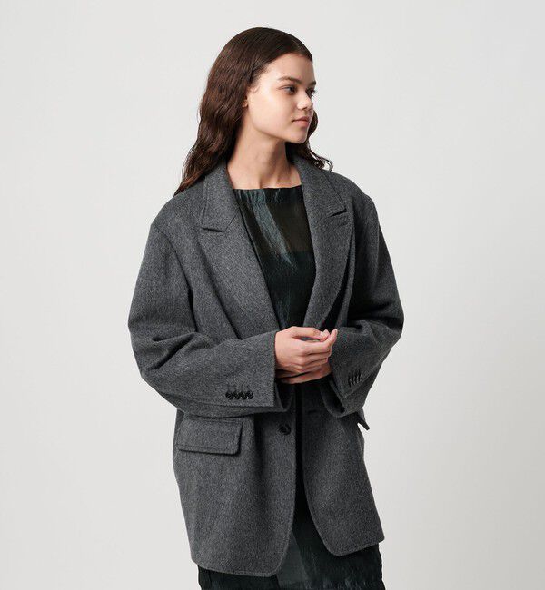 ATTISESSION「＜ATTISESSION＞ビーバー ビッグ コートジャケット」|テーラードジャケット|