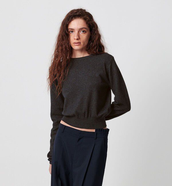 ATTISESSION「＜ATTISESSION＞ショート プルオーバー トップス」|ニット・セーター|