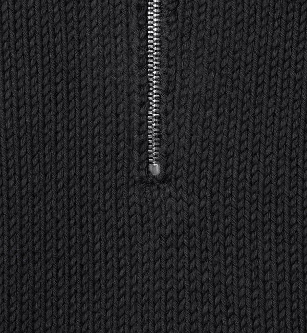 BEAUTY&YOUTH UNITED ARROWS「コード ヤーン ハーフ ジップ ニット ウォッシャブル」|ニット・セーター|