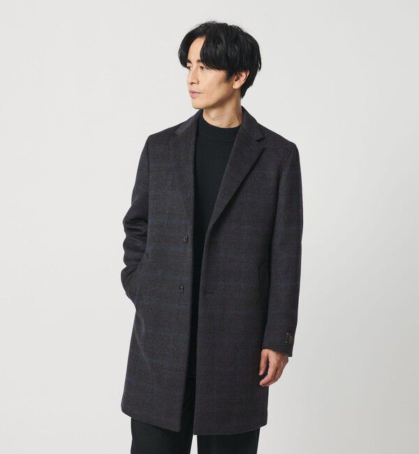 BEAUTY&YOUTH UNITED ARROWS「120S メルトン チェック チェスターコート」|その他|その他1