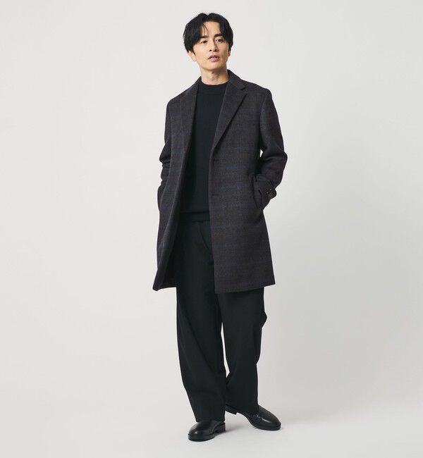 BEAUTY&YOUTH UNITED ARROWS「120S メルトン チェック チェスターコート」|その他|