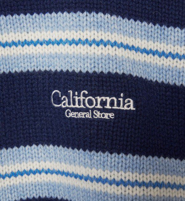 California General Store「＜CGS.＞ボーダー ニット ポロシャツ」|ニット・セーター|