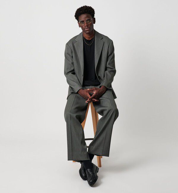 BEAUTY&YOUTH UNITED ARROWS「ライト ブカティ二 トラウザー NO.9 セットアップ対応」|チノ|DK.GRAY