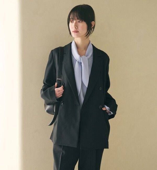 BEAUTY&YOUTH UNITED ARROWS「リネンライク ダブルジャケット」|テーラードジャケット|