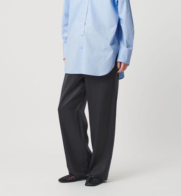 BEAUTY&YOUTH UNITED ARROWS「サテンドロースト ワイドパンツ ウォッシャブル」|その他|