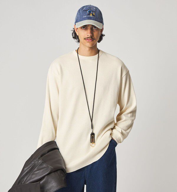 STEVEN ALAN「＜Steven Alan＞ ラダー サーマル クルーネック カットソー NARROW」|Tシャツ・カットソー|