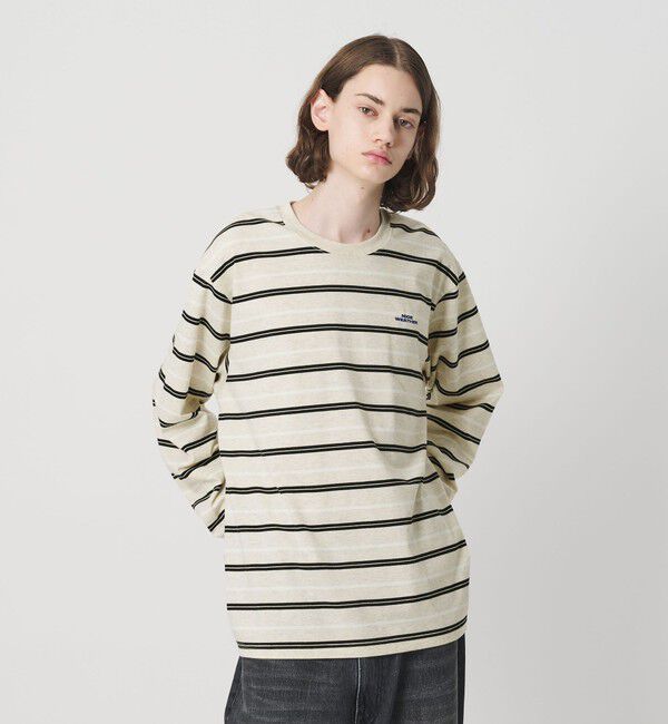 BEAUTY&YOUTH UNITED ARROWS/＜NICE WEATHER＞ボーダー ロングスリーブ Tシャツ