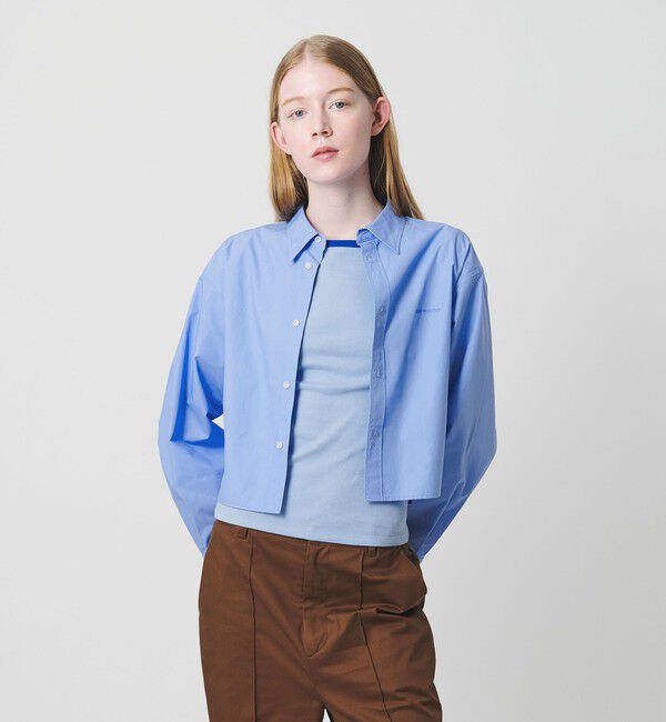 BEAUTY&YOUTH UNITED ARROWS/＜NICE WEATHER＞ロゴ クロップド シャツ