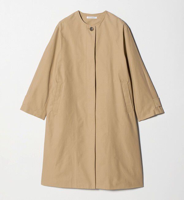 BEAUTY&YOUTH UNITED ARROWS「【WEB限定】コットンナイロン ツイルノーカラーコート」|ノーカラーコート|
