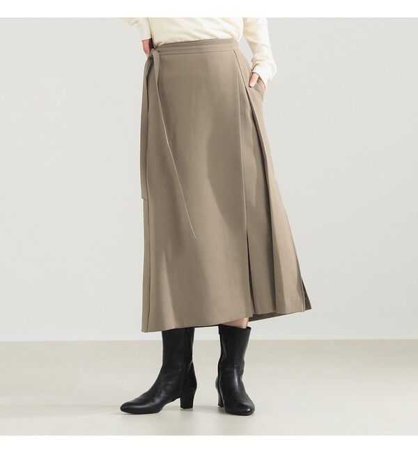 Demi-Luxe BEAMS 「ORR / タイ ウエストラップ スカート」|スカート|