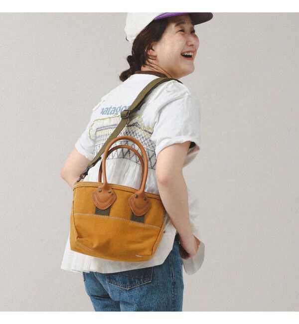 BEAMSBOY「【別注】L.L.Bean / Deep Bottom Leather Handle Zip Tote Mini」|その他|