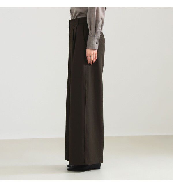 Demi-Luxe BEAMS 「ポプリン 2タックパンツ」|チノ|