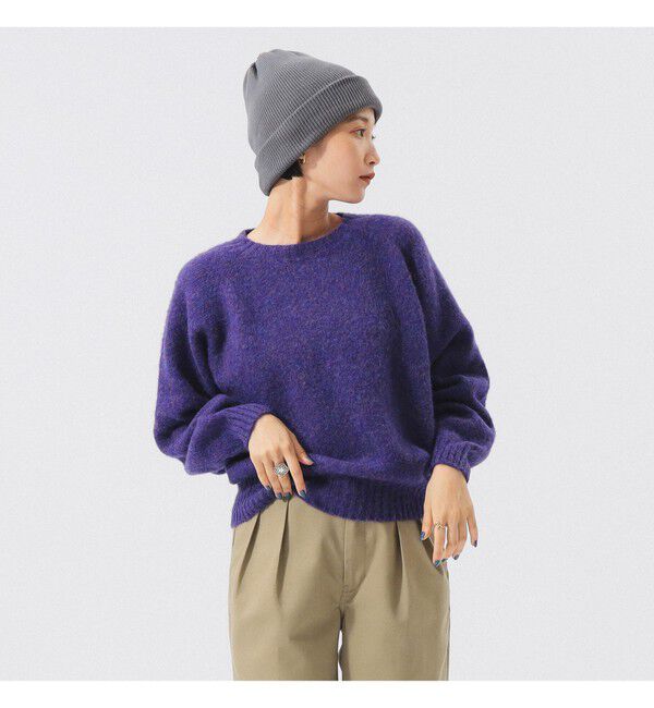 BEAMSBOY「【別注】Nor&rsquo;Easterly / シェットランド シャギー クルーネック 25FW」|ニット・セーター|IRIS