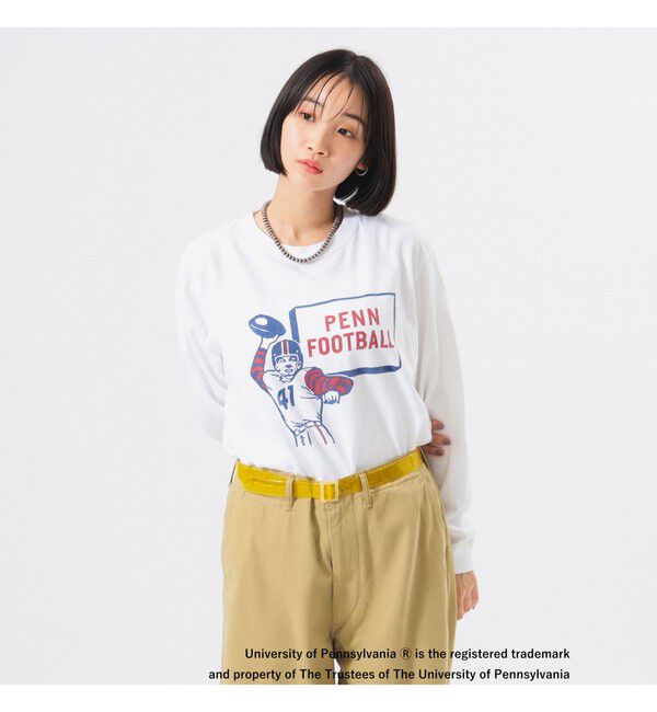 BEAMSBOY「【別注】GOOD ROCK SPEED / カレッジ ロングスリーブ Tシャツ」|Tシャツ・カットソー|WHITE