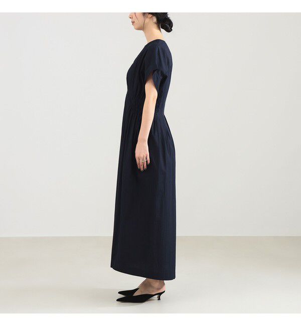 Demi-Luxe BEAMS 「【別注】ne Quittez pas / ポプリン タック ワンピース」|ワンピース|