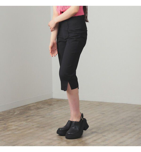 Ray BEAMS 「ストレッチ カプリ パンツ」|チノ|