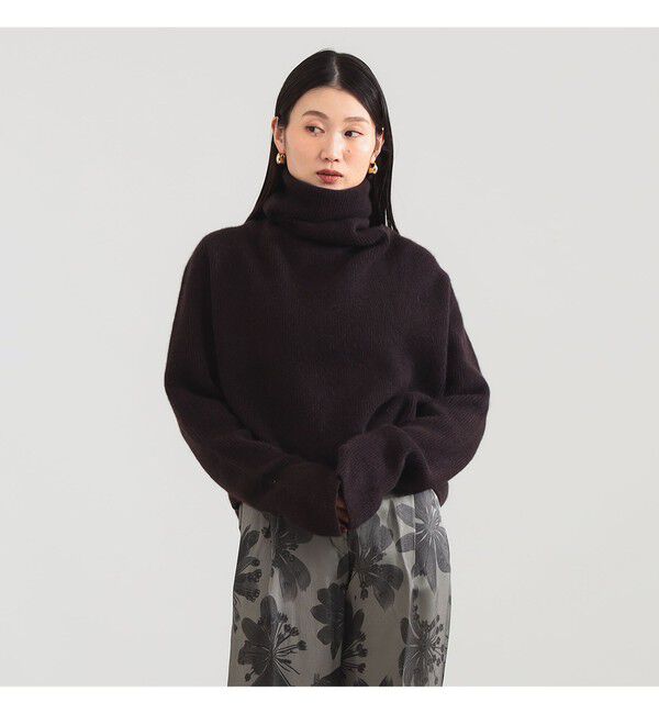 Demi-Luxe BEAMS 「【別注】BATONER / カシミヤフォックス タートルネック ニット」|ニット・セーター|