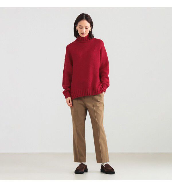 Demi-Luxe BEAMS 「【別注】SLOANE / 3ゲージ ドロップショルダー タートルネック ニット」|ニット・セーター|