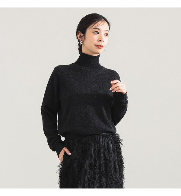 Demi-Luxe BEAMS 「【別注】SLOANE / 12ゲージ カシミヤ タートルネック ニット」|ニット・セーター|