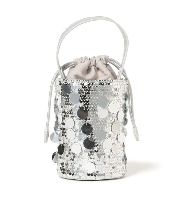 Ray BEAMS 「blicenscell / sequin buscket バッグ」|ハンドバッグ|SILVER
