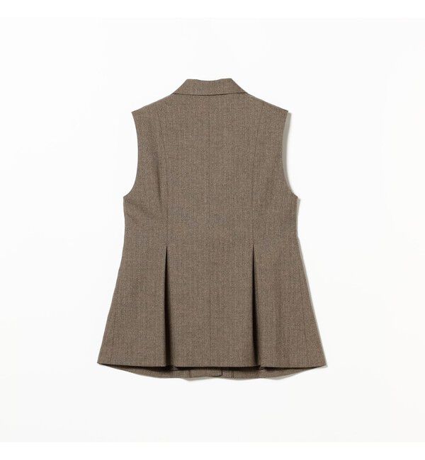 Ray BEAMS 「RBS / ヘリンボーン タック ジレ」|ベスト・ジレ|