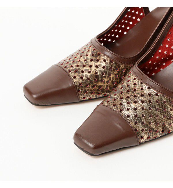 Ray BEAMS 「パンチング ヒール」|パンプス|