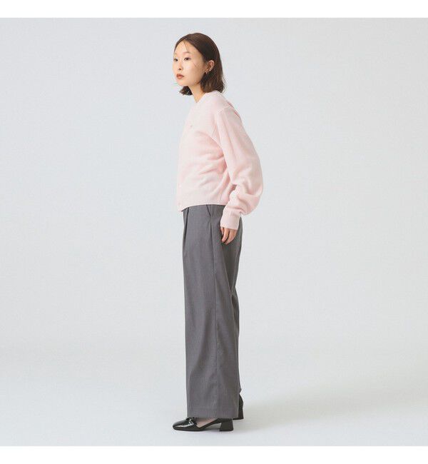 Ray BEAMS 「DANTON / LAMBS WOOL CREWNECK CARDIGAN」|カーディガン|