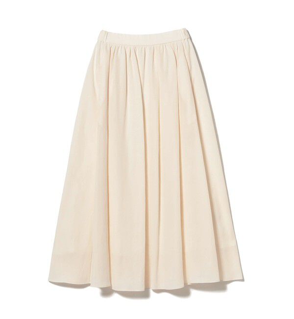 Demi-Luxe BEAMS 「ポプリン ギャザースカート」|スカート|