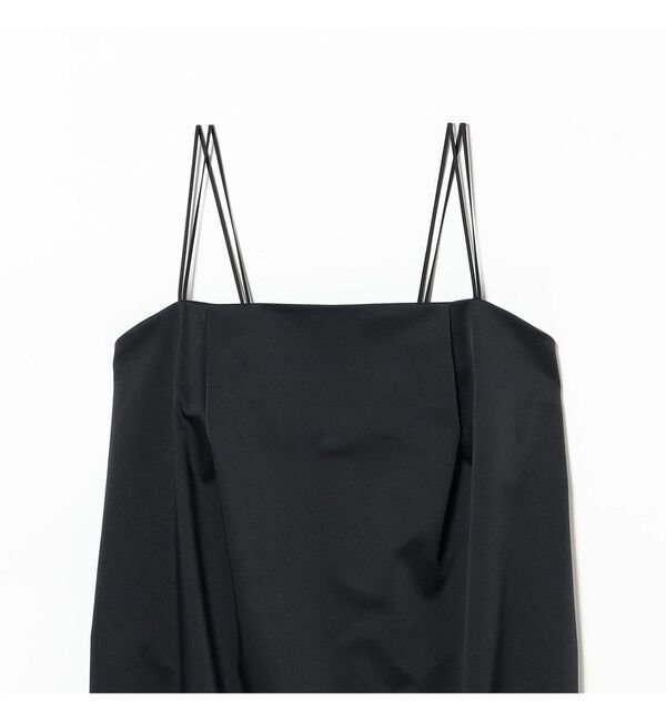 Demi-Luxe BEAMS 「エディター東原妙子 &times; Demi-Luxe BEAMS / シャイニー キャミソール ワンピース」|ワンピース|