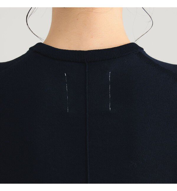 Demi-Luxe BEAMS 「AK+1 / シアースリーブ クルーネックニット」|ニット・セーター|