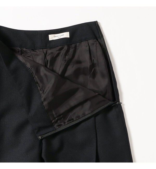 Demi-Luxe BEAMS 「ポリエステル ウール カーヴィーパンツ」|チノ|