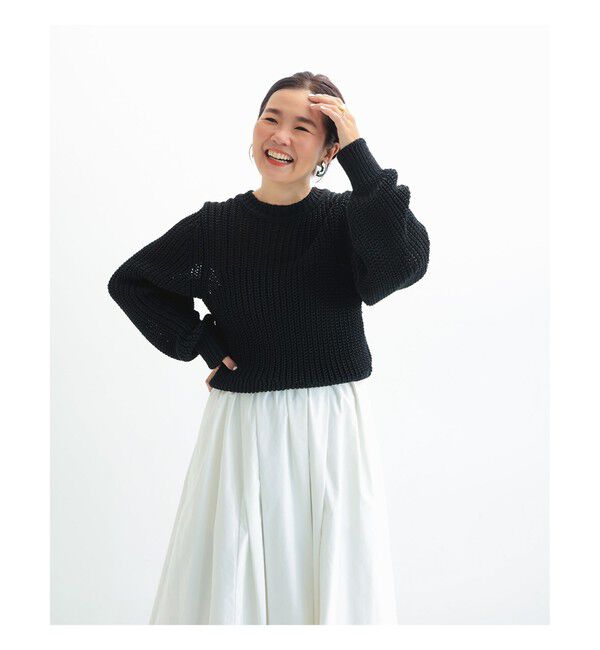 Demi-Luxe BEAMS 「畦編み ニット プルオーバー.M」|ニット・セーター|