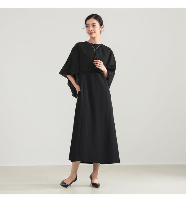 Demi-Luxe BEAMS 「2WAY ケープドレス」|ワンピース|